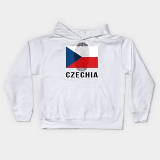 Czech Republic Flag DNA Kids Hoodie